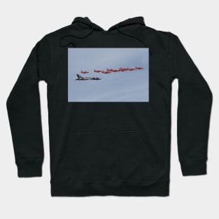 Red Arrows with Vulcan Hoodie